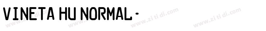 Vineta HU Normal字体转换